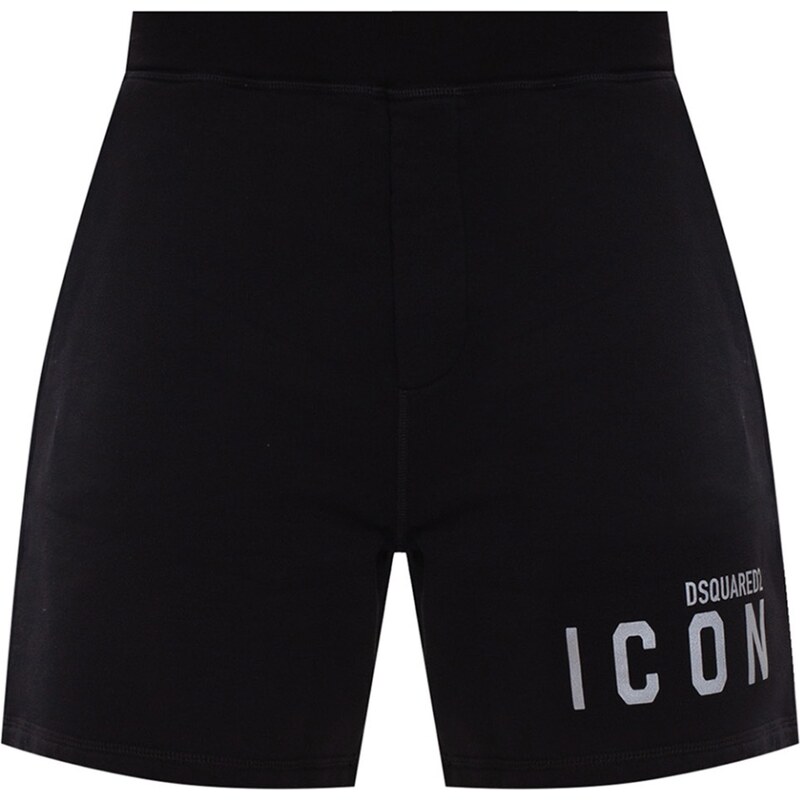 DSQUARED2 Logo Icon Black kraťasy