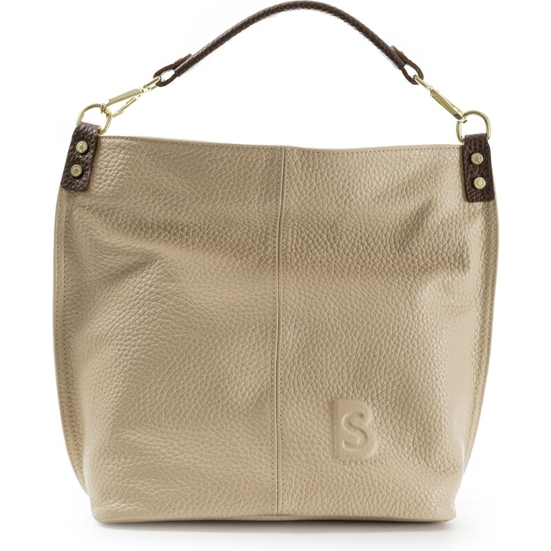 SARA BURGLAR Asia Beige shopper kabelka 107495608