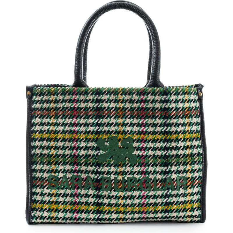 SARA BURGLAR Elisabet Poul Green kabelka