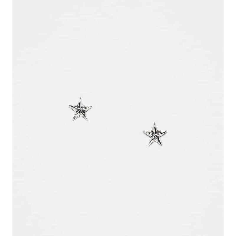 Kingsley Ryan four point star stud earrings in sterling silver 107501714