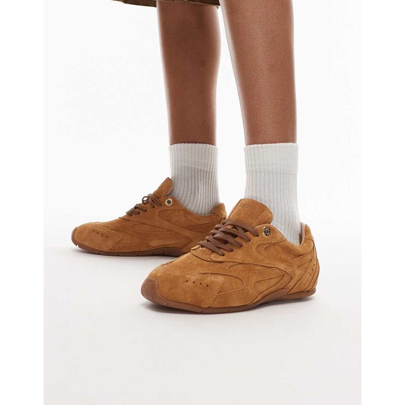 Bronx Myr-aa trainers in tan-Brown