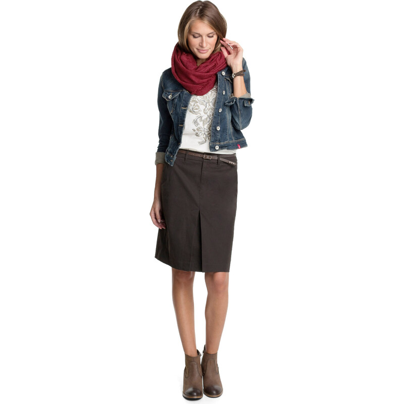 Esprit stretch cotton skirt