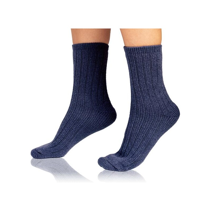 Béžové dámské ponožky Bellinda SUPER SOFT SOCKS