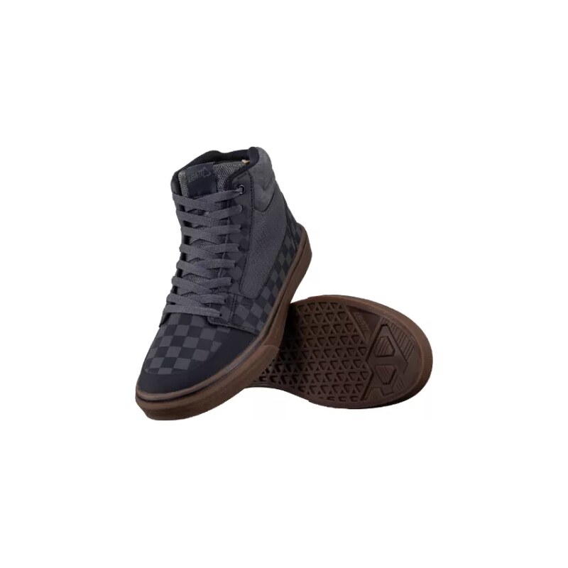 LEATT Flat 1.0 Hi tretry, Graphite