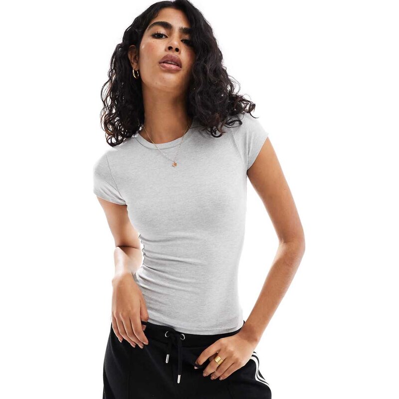 Cotton On all day crew tee in grey 113618386