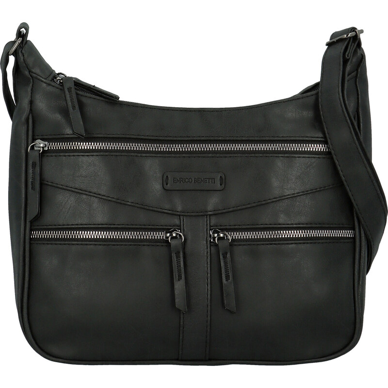 Dámská crossbody kabelka černá - Enrico Benetti Iballa černá