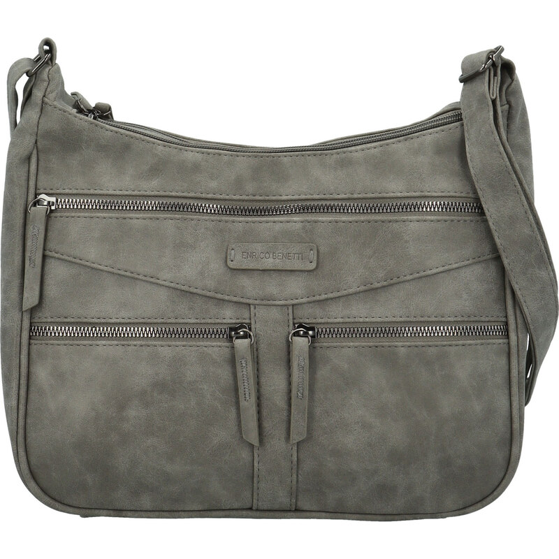 Dámská crossbody kabelka šedá - Enrico Benetti Iballa šedá