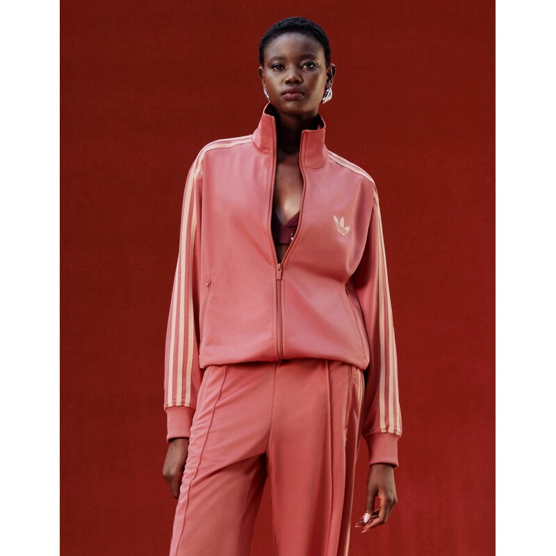 adidas Originals Firebird Loose track top in pink- exclusive to ASOS 113261022