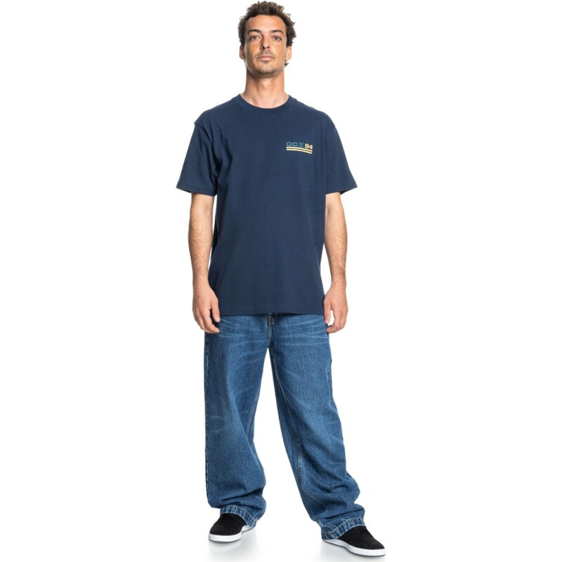 Dc shoes pánské tričko True North Lhss Dress Blues | Modrá