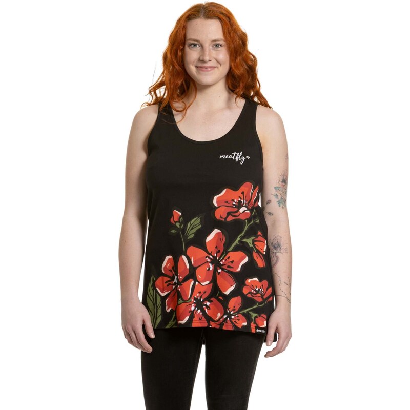 Dámské Tílko Zoe Red Flowers Meatfly M 115144516