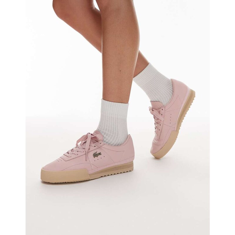 Lacoste aura trainers in pink 115129077
