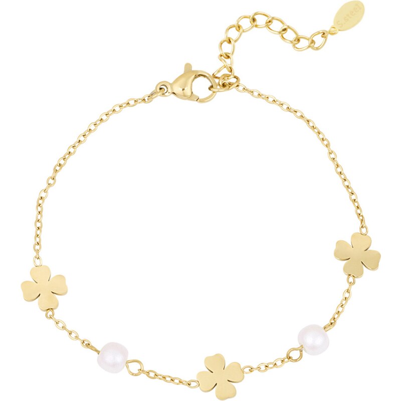 SYLVIENE Náramek LUCKY PEARL Gold 107520806