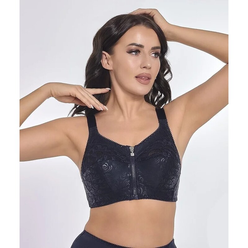 Viki Zuza 586 Night Blue 100-105 měkká podprsenka bez kostic 107523282