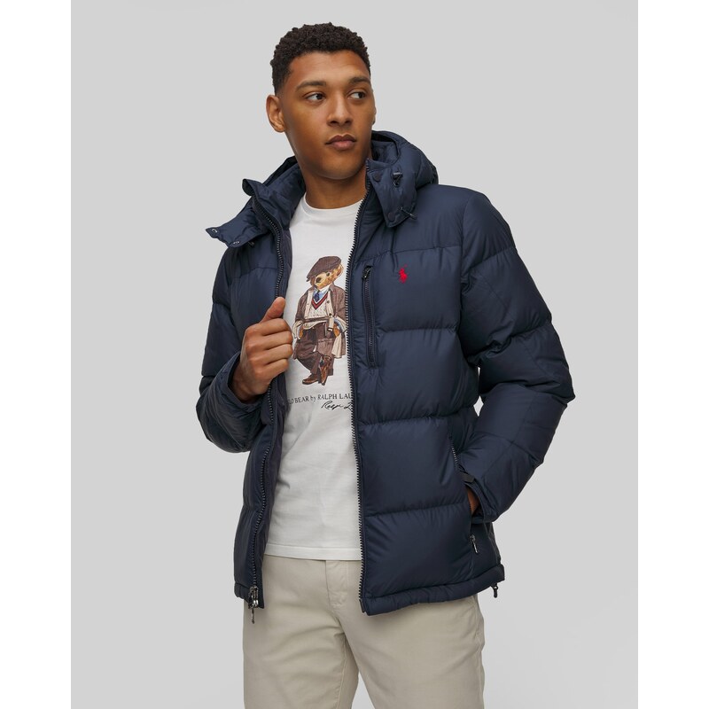 Polo Ralph Lauren Tmavě Modrá Pánská Prošívaná Bunda Ralph