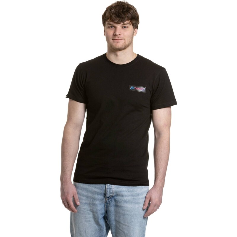 Meatfly pánské tričko Cosmic Black | Černá | 100% bavlna
