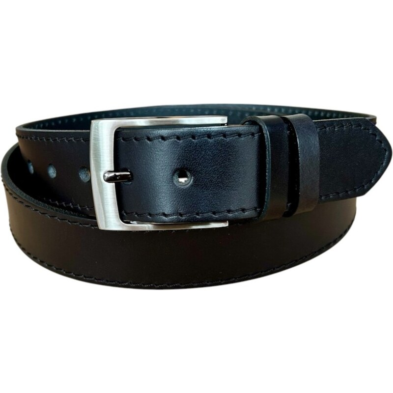 Pánský kožený opasek Penny Belts Jonas černý