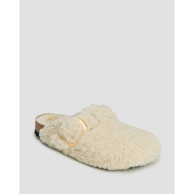 Pantofle Birkenstock Boston Shearling Vl Narrow 75880896