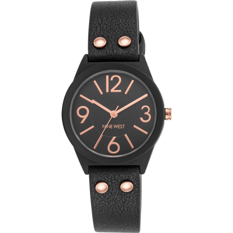 Nine West dámské hodinky kulaté NW/1932BKRG 62015786