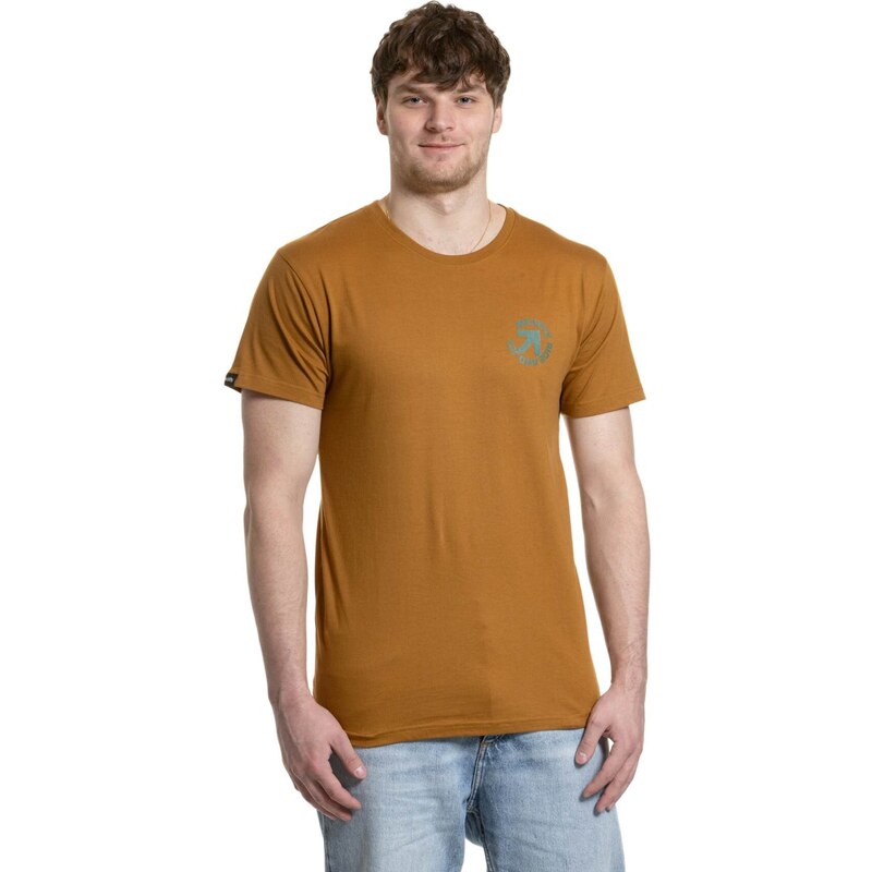 Meatfly pánské tričko Arrow Gold Brown | Hnědá | 100% bavlna