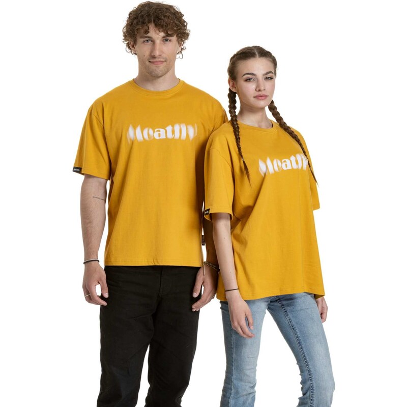 Meatfly unisex tričko Domes Gold Bronze Blured | Hnědá | 100%