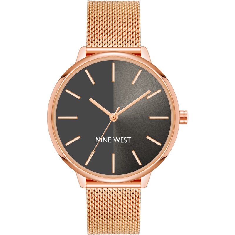 Nine West dámské hodinky kulaté NW/1980GYRG 107531043