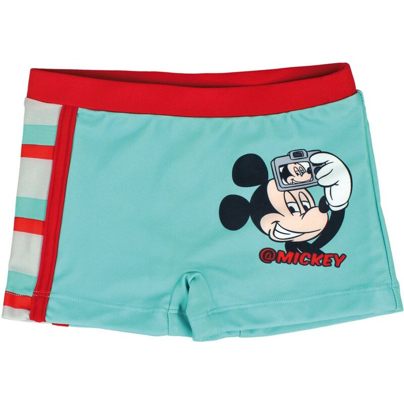 Disney Brand Chlapecké plavky Mickey Mouse - modro-červené