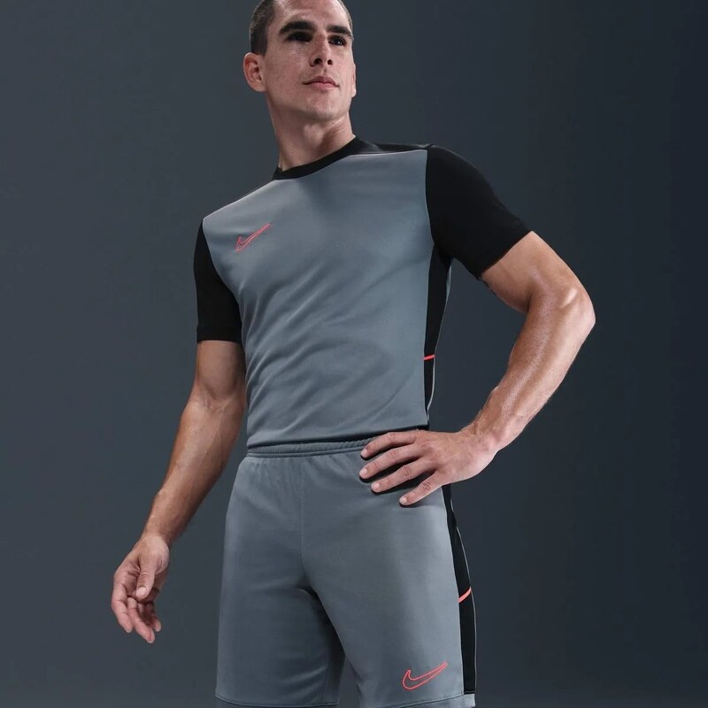 Nike Academy Mens Dri-FIT Soccer Shorts COOL GREY/BLACK/BRIGHT