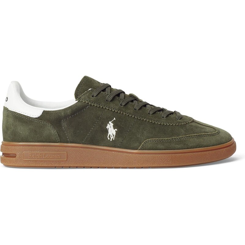 Polo Ralph Lauren Tenisky BEDFORD tmavě zelená / bílá