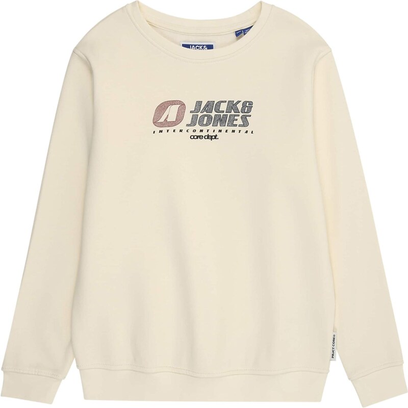 Jack & Jones Junior Mikina JCOTIER krémová / námořnická modř /