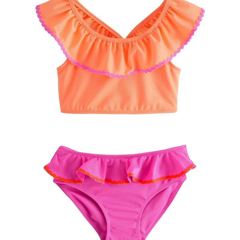 Next Bikiny oranžová / růžová / červená
