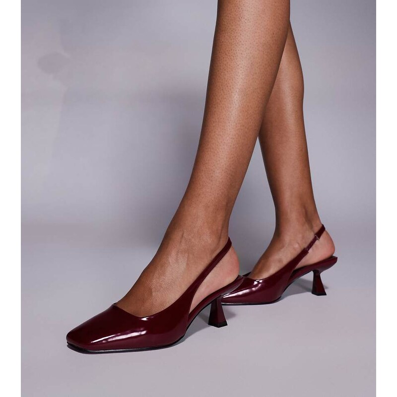 Simmi Wide Fit Simmi London Dorothy Wide Fit slingback heeled shoes in 107632408
