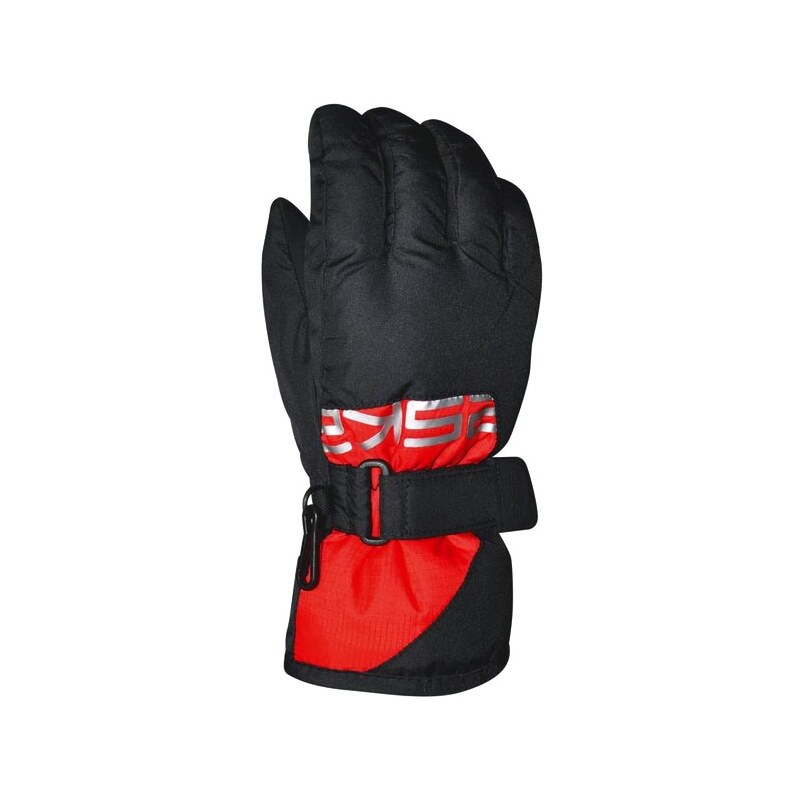 Juniorské lyžařské rukavice Eska 1600T/11 - černá/červená