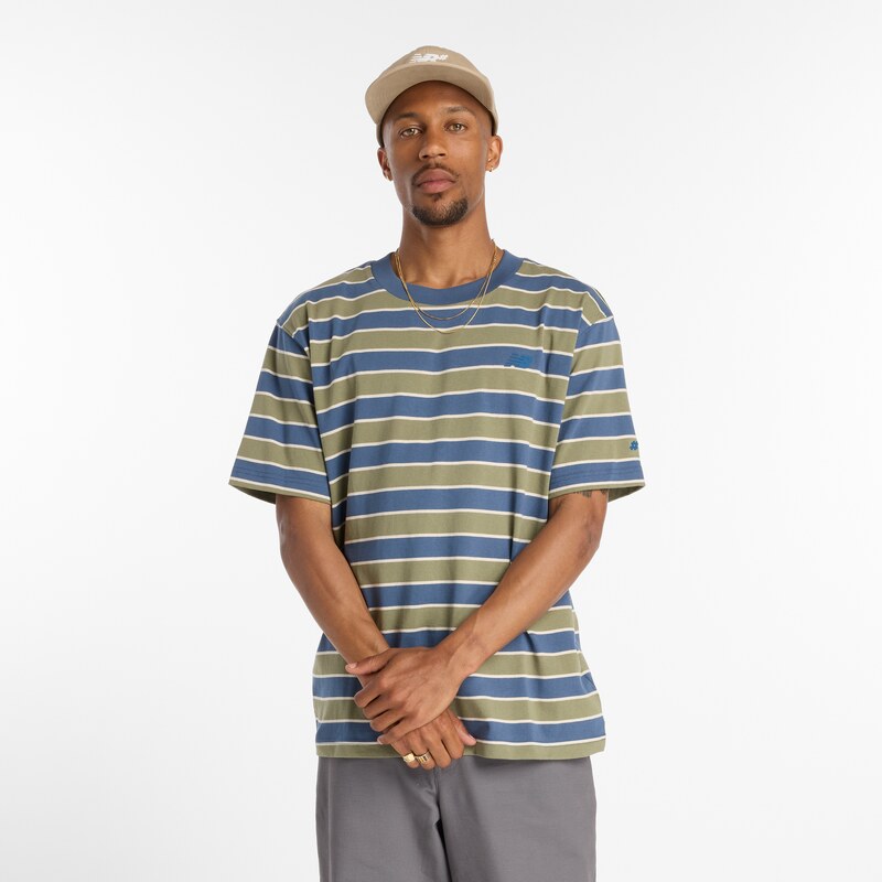 Pánské tričko New Balance Numeric MT53700VTI – modré