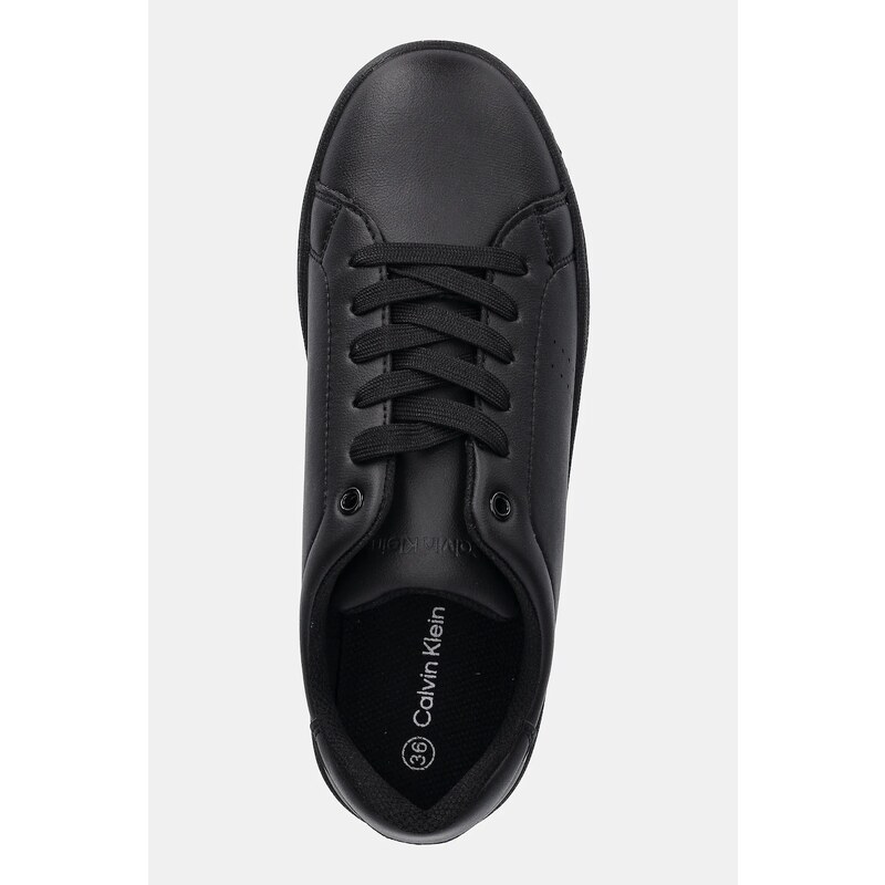 Dětské tenisky Calvin Klein Jeans černá barva, V3X9-83156