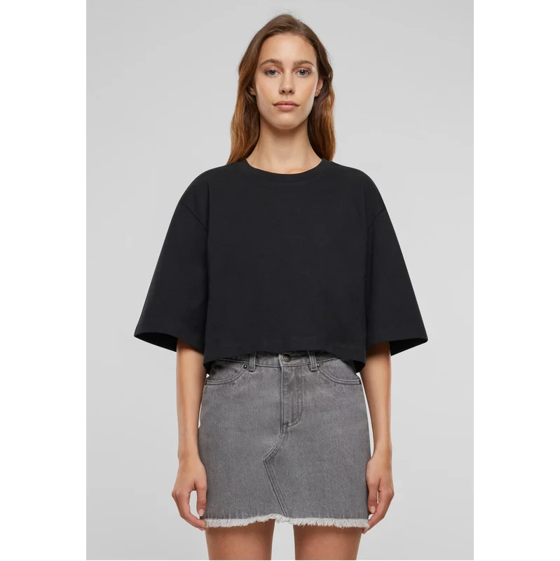 Urban Classics Dámské tričko Heavy Organic Oversized Cropped