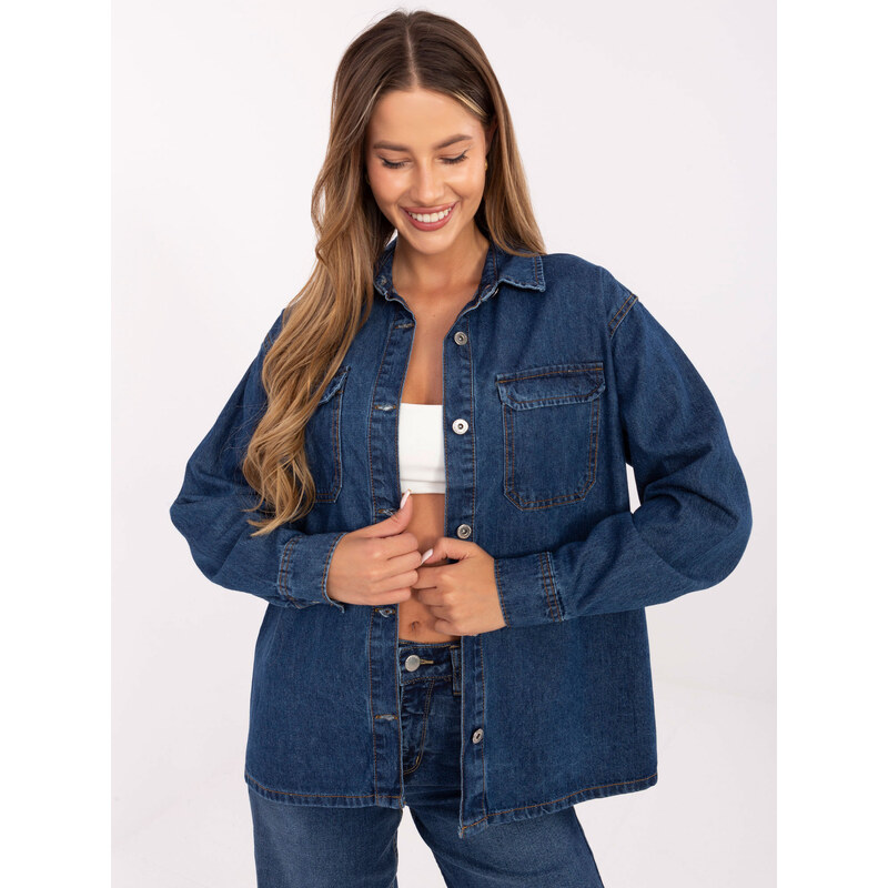 Sublevel Shirt-D80026BI11280M314-dark blue 107547362