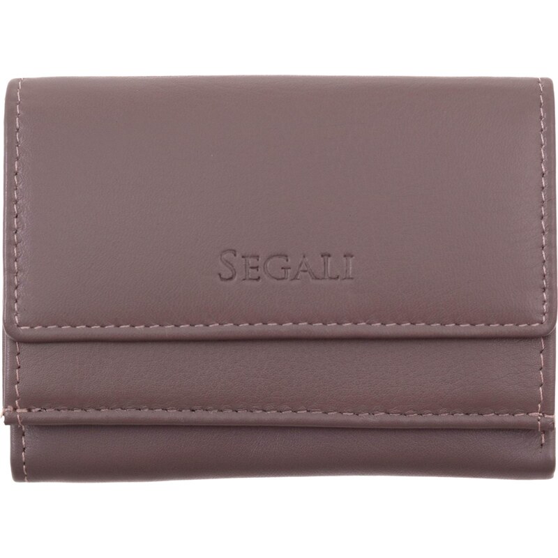 Malinká dámská kožená peněženka Segali SG1756 MINI Taupe