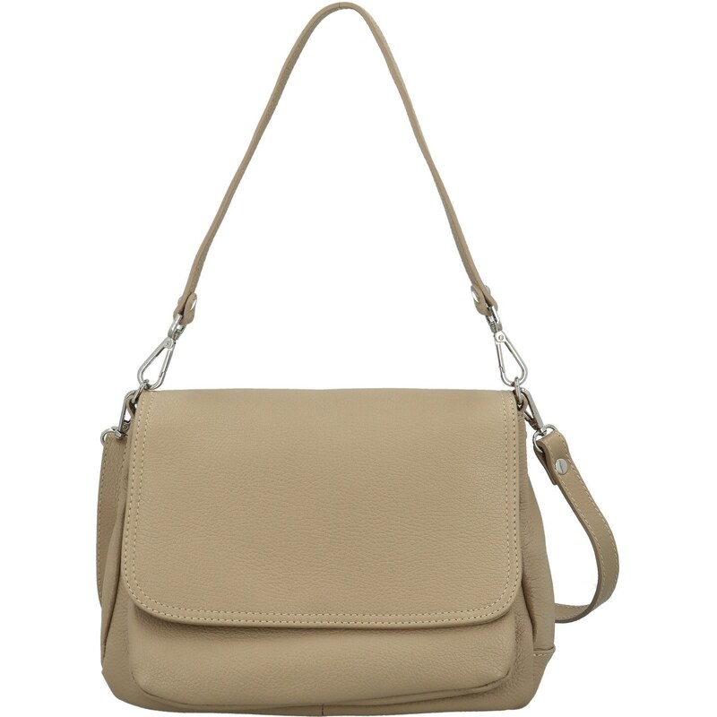 Delami Vera Pelle Stylová dámská kožená crossbody kabelka Keolla