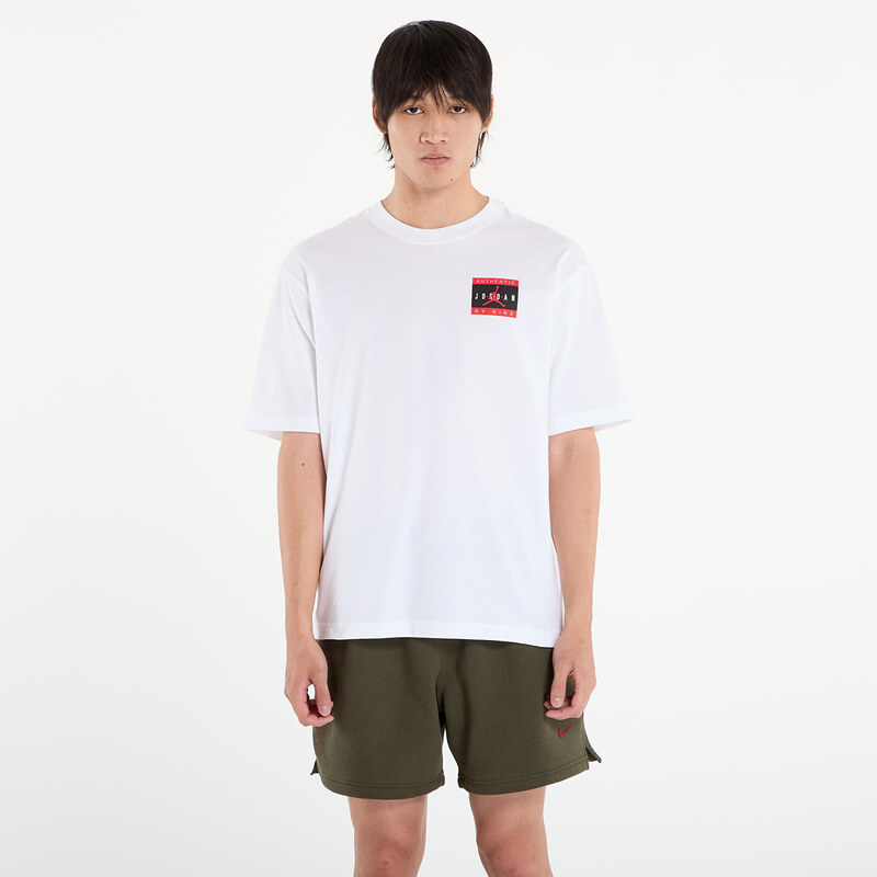 Tričko Jordan Brand Mens T-Shirt White/ University Red L