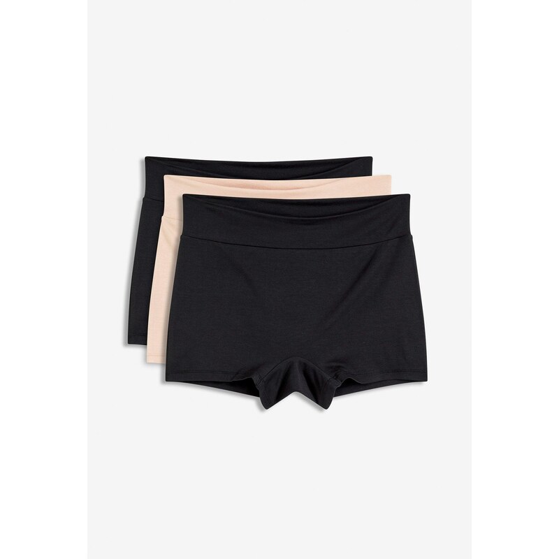 bonprix Dámské maxi boxerky z měkkého modalu (3 ks v balení)