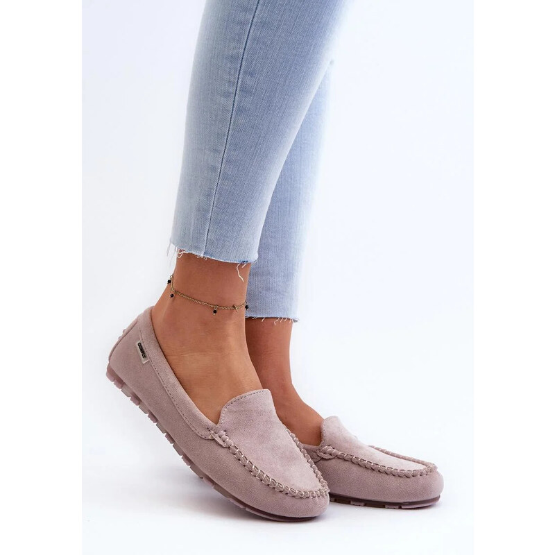Inello Dámské mokasíny DF937 Lila - Step in style 107553038