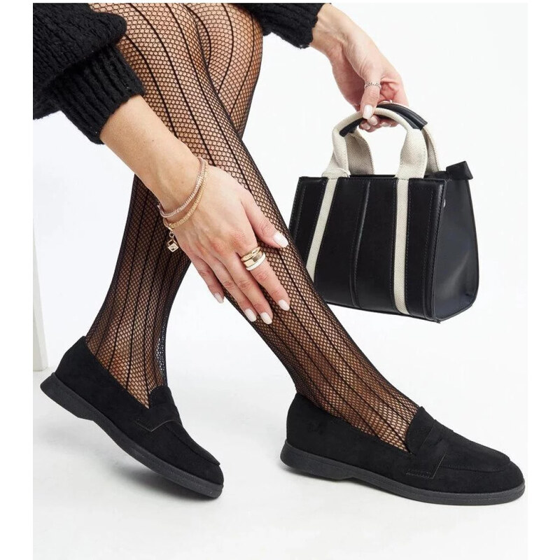 Inello Dámské mokasíny EE-17 / 207459 Černá - Woman Key 108397598