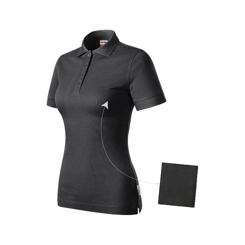 MALFINI, a.s. Resist Heavy Polo polokošile dámská ebony gray