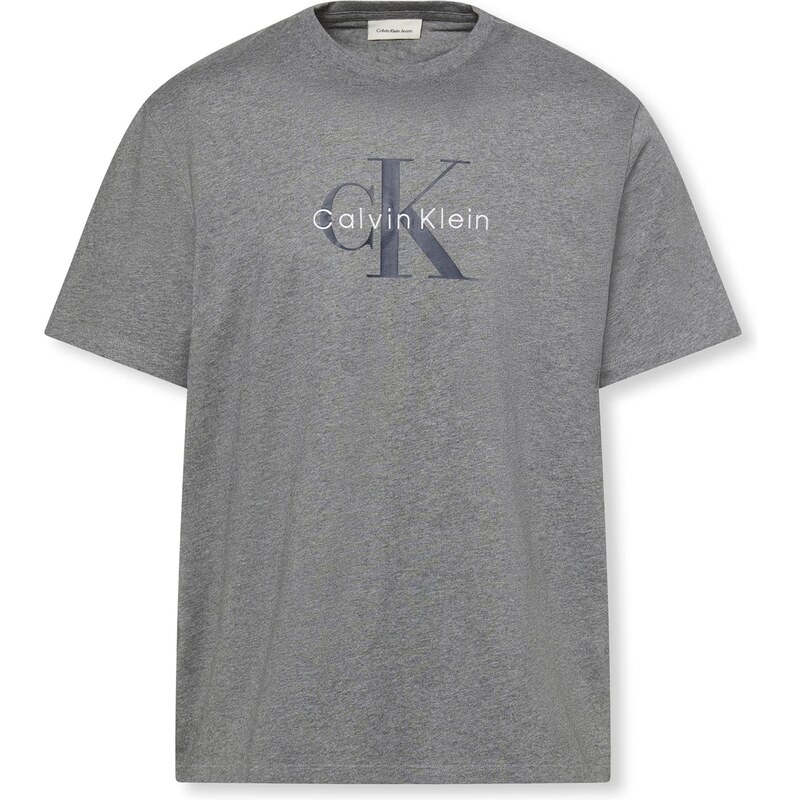 Calvin Klein Jeans Tričko Hero šedý melír / černá / bílá