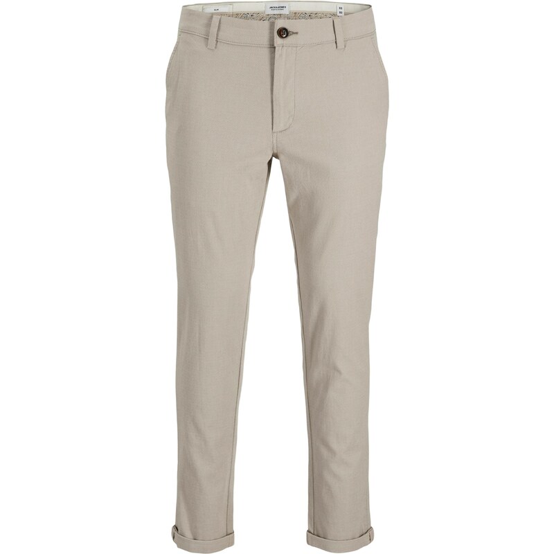 JACK & JONES Chino kalhoty JJMarco JJFury starobéžová