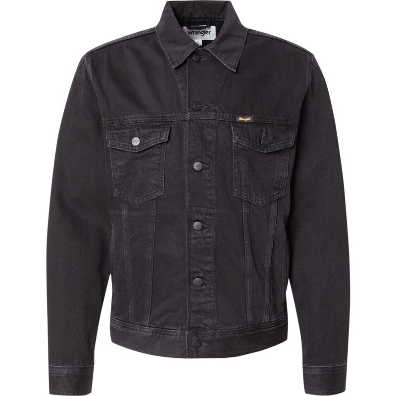 WRANGLER Přechodná bunda Classic černá džínovina