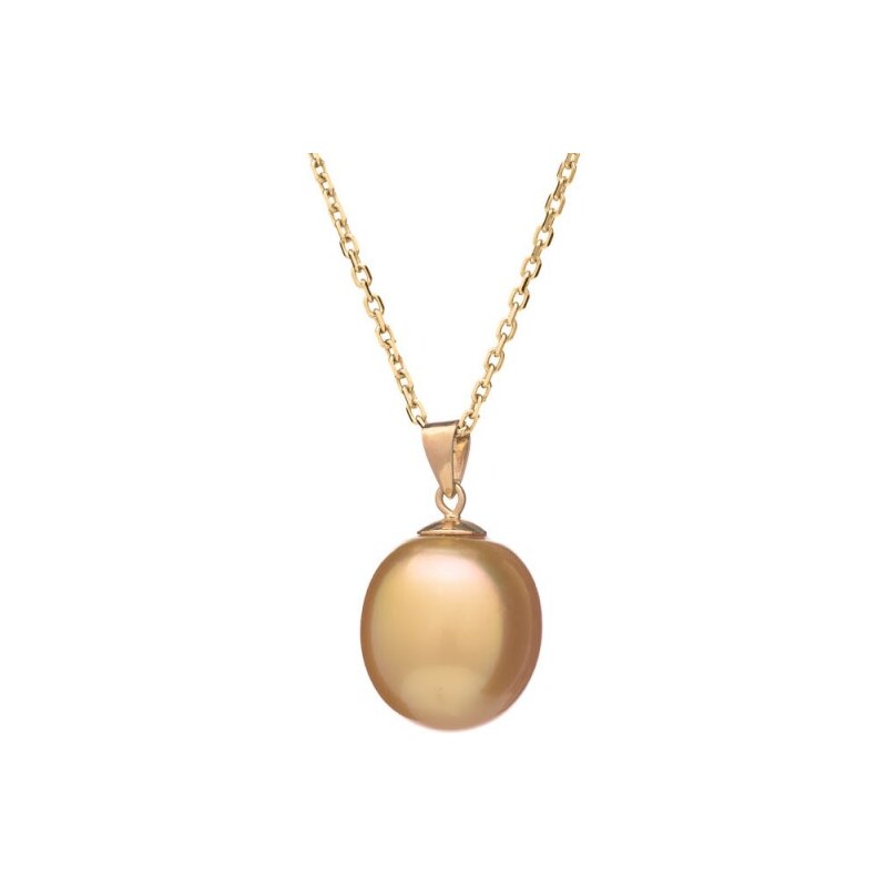 Buka Jewelry Přívěsek se zlatou perlou South Sea 12–13 AAA