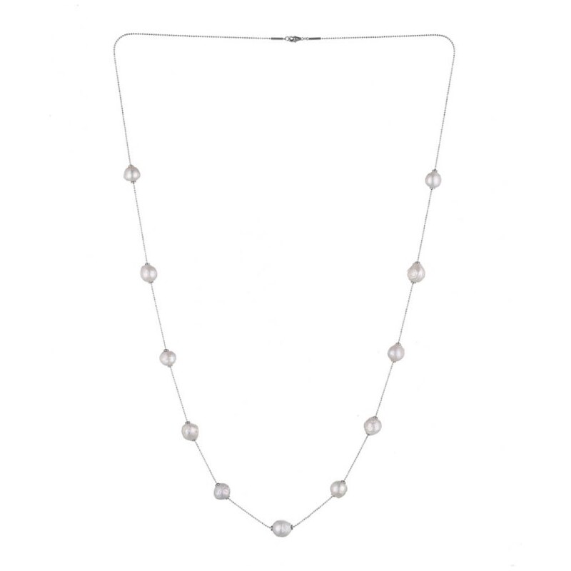 Buka Jewelry Náhrdelník s posuvnými barokními perlami 107541962