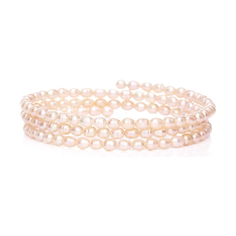 Buka Jewelry Perlový náramek Pare – růžový