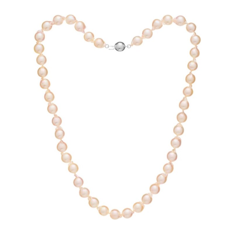 Buka Jewelry Perlový náhrdelník Akoya 8 barokní
